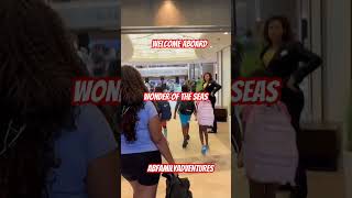 Welcome aboard Wonder of the Seas - Another adventure Awaits #abfamilyadventures #wonderoftheseas