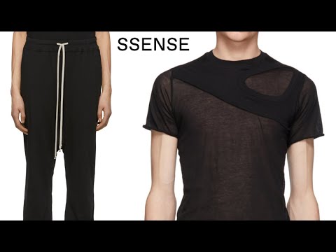 Rick Owens Tee and Pants Review and Unboxing