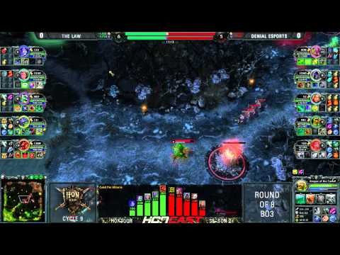 HoN Tour S2 Cycle 9 Ro8 - dnL vs LAW game 1