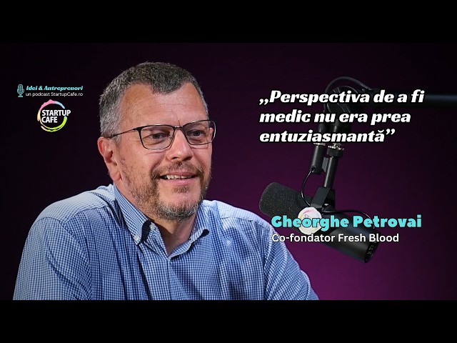 VIDEO. „Perspectiva de a fi medic nu era prea entuziasmantă” – a terminat Medicina, iar acum ajută startup-urile tech românești să inoveze în sănătate. Lista lui Ion-Gheorghe Petrovai