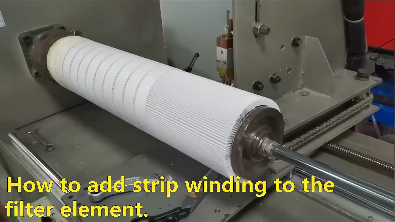 Manufacturing process of hydraulic oil filter element