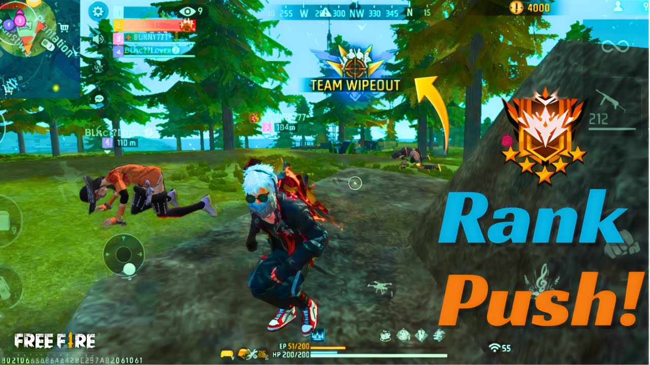 BR Rank Push Gameplay | Free Fire Rank Push | Free Fire Gameplay | Free Fire