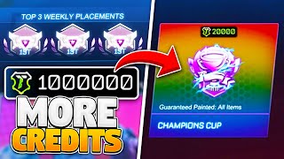 How To Get MORE Tournament Credits On Rocket League!
