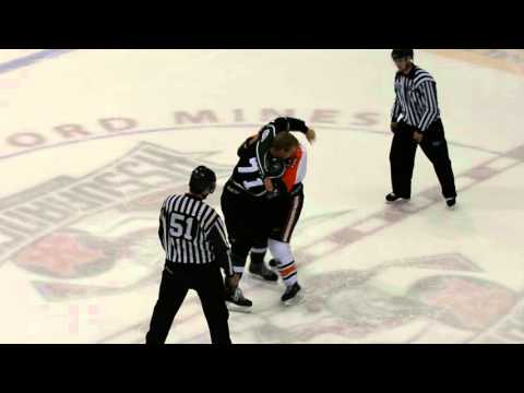 Combat / Fight Olivier Croteau vs Christophe Losier, LNAH, 27-12-15