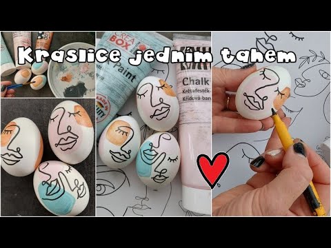 Kraslice jedním tahem