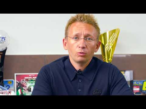 Martin Hudy explaing us about the birth of a new model in the Xray Factory