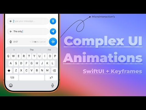 Complex UI Animations | KeyFrames | Microinteractions | SwiftUI | Xcode 26 thumbnail