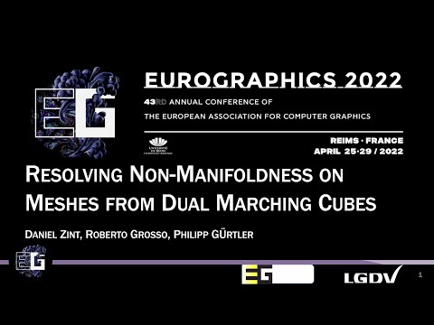 EG2022 - Resolving Non-Manifoldness on Meshes from Dual Marching Cubes