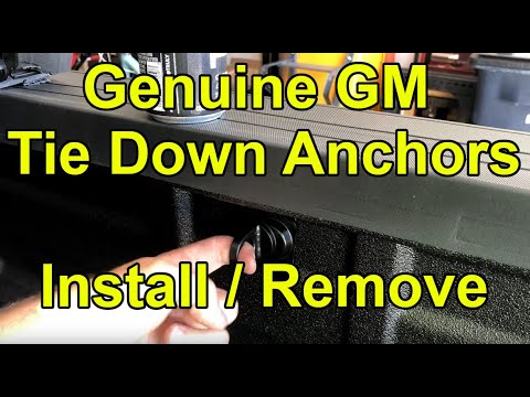 [HOW TO] Install Genuine GM Tie Down Anchors (Or Remove) - Fits All GM Trucks