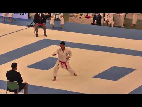 karate kata kankusho,koji arimoto, 2017 all japan,観空小
