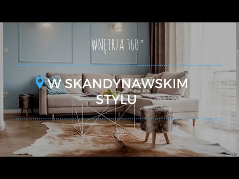 Przytulne dwupokojowe mieszkanie w skandynawskim stylu #projekt wnętrz #architekt