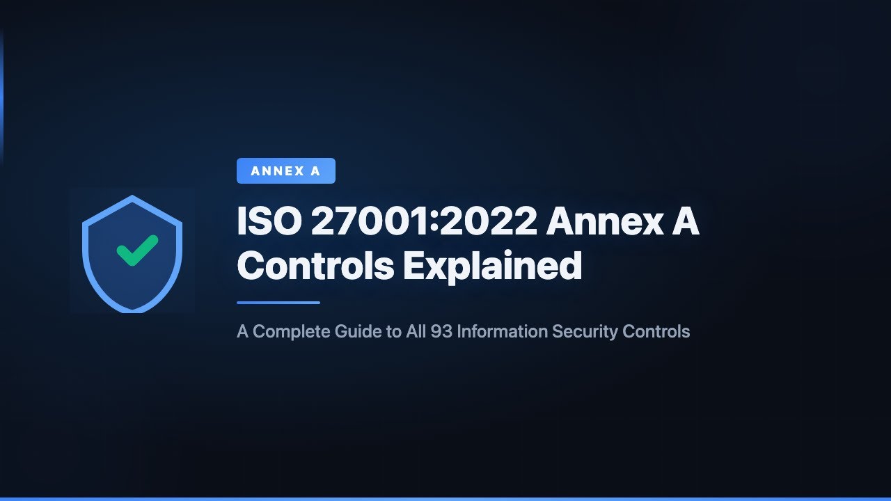 ISO 27001:2022 Annex A Controls Explained | Complete Overview