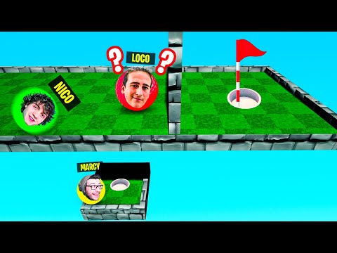 TROLLO LOCO SU GOLF NELLA MAPPA INFESTATA DI GOLF! - Mini Golf