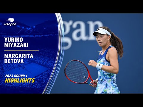 Yuriko Miyazaki vs. Margarita Betova Highlights | 2023 US Open Round 1