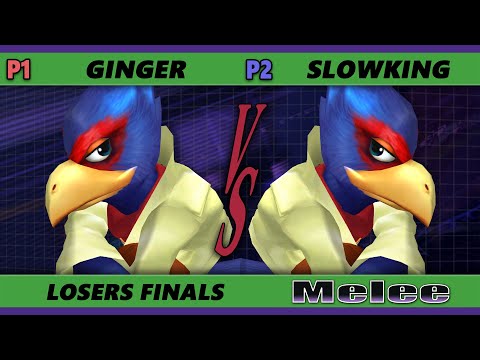 S@X 404 Online Losers Finals - Ginger (Falco) Vs. Slowking (Falco) Smash Melee - SSBM