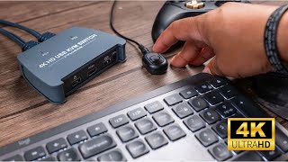 BEST KVM Switch for Gamers and Creators | 4k@60 2K@144 1080p@144 | Setup and Review