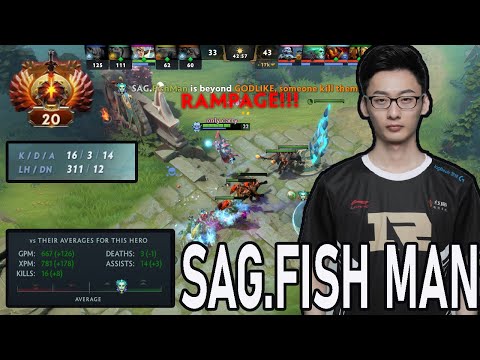 SAG.FISH MAN [ DEATH PROPHET ] TIMING FOR RAMPAGE DOTA 2