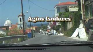 preview picture of video 'Lesvos 2009 driving towards Plomari'