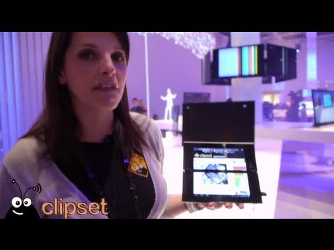 Sony Tablet P #IFA #Videorama
