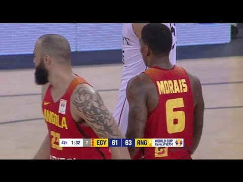 Carlos Morais: Highlights - Angola vs Egypt | FIBA Basketball World Cup 2019 - African Qualifiers
