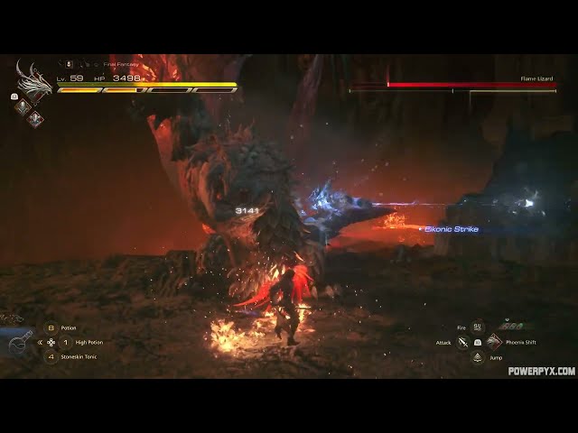 How to defeat the Flame Lizard in Final Fantasy 16
