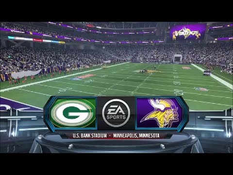 Madden 16 Minnesota Vikings Franchise: [Ep.43] Year 3 Week 1 vs Packers!!