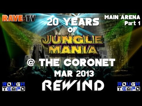 20 YEARS OF JUNGLE MANIA (Part1) - RAVE:TV @Coronet - London - April 2013