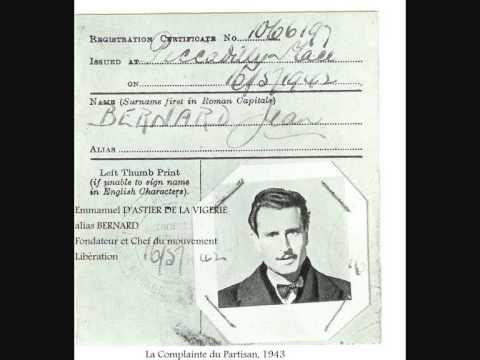download lagu mp3 mp4 La Complainte Du Partisan Emmanuel D Astier De Lavigerie, download lagu La Complainte Du Partisan Emmanuel D Astier De Lavigerie gratis, unduh video klip La Complainte Du Partisan Emmanuel D Astier De Lavigerie