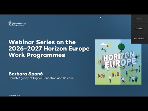 Introduction to the Horizon Europe Work Programmes 2026–2027