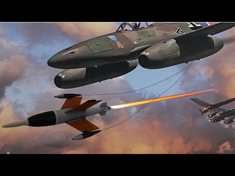 WWII German Wire Guided Air-to-Air Missile, the X-4