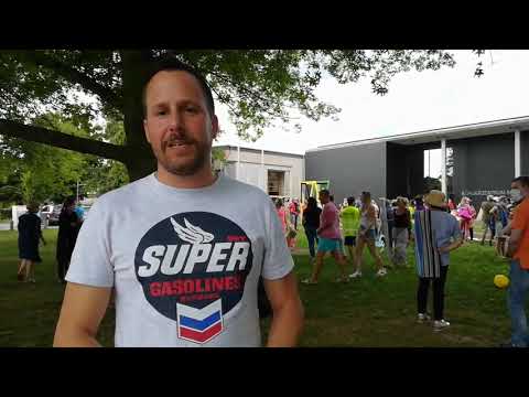 Demonstration für Freibad Leiwen