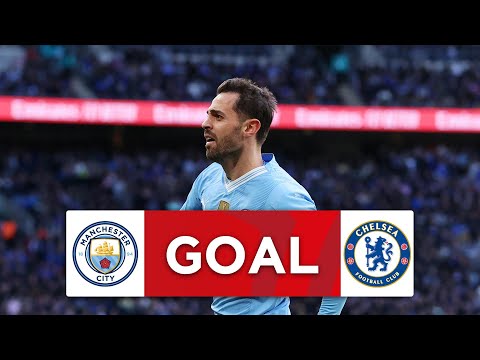 GOAL | Bernardo Silva | Manchester City 1-0 Chelsea | Semi-Final | Emirates FA Cup 2023-24