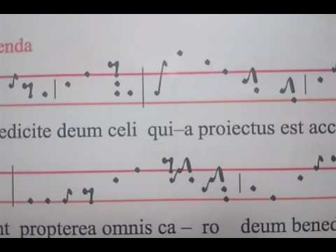 Video thumbnail for Benedicite Deum caeli