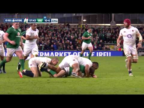 Jared Payne refuses to stay down after storming run! | RBS 6 Nations