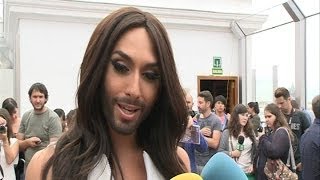 Conchita Wurst, the star of Shangay Pride 2014