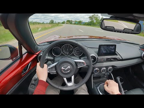 2022 Mazda MX-5 Miata Grand Touring 6MT - POV Test Drive (Binaural Audio)