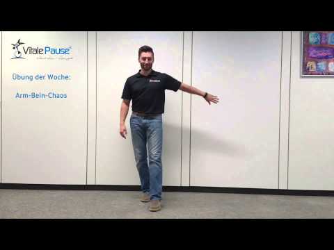 Vitale Pause - Übung der Woche: Arm-Bein-Chaos