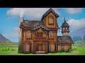 Minecraft: How To Build A Dark Oak House | Tutorial