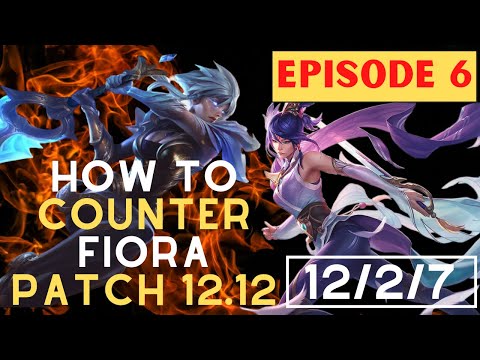 How to Counter Fiora (Start-Up Guide in Top Lane)/Educational Series Episode#6/S12 Guide - Riven