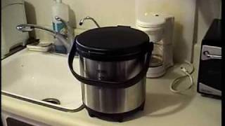 Insulated cooker and deck garden