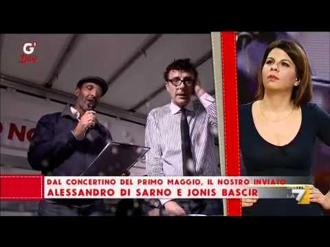 G'DAY 01/05/2012 - Jonis Bascir al "Concertone del Primo Maggio" con Alessandro Di Sarno