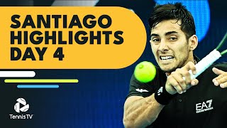 Garin & Tabilo Face Off At Home; Munar, Martinez & Kecmanovic Play | Santiago 2022 Highlights Day 4 video