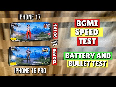 iPhone 17 Vs iPhone 16 Pro BGMI Speed Test🔥| Which one is Better?