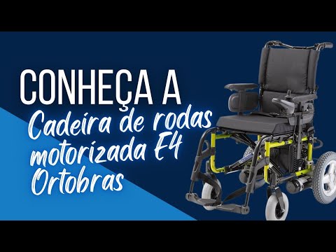 Cadeira De Rodas Motorizada E4 Ortobras - Especificações-técnica