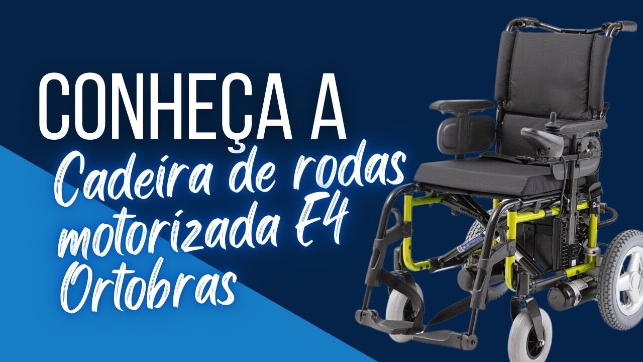 Cadeira De Rodas Motorizada E4 Ortobras - Especificações-técnica