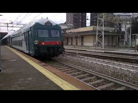 E464 271+6 2 piani Trenord con pilota XMPR - Monza - 02/02/2018