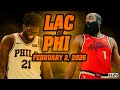 Philadelphia 76ers Vs Los Angeles Clippers Full Game February 2 2026 NBA 2K26