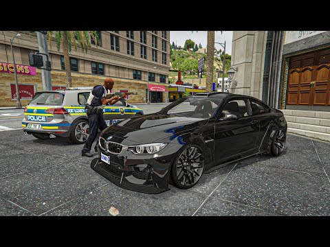 GTA 5 Mzansi Real Life Mods - BMW M4 Liberty Walk Did The Biggest & Shortest Bank Heist in GTA