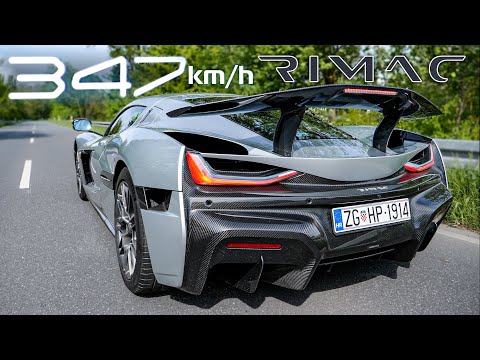 RIMAC Nevera (1900hp) | Brutal 100-200 km/h accelerations🤯 | Automann in 4K