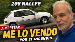 Terminé mi Peugeot 205 Rallye… pero el incendio me obliga a venderlo